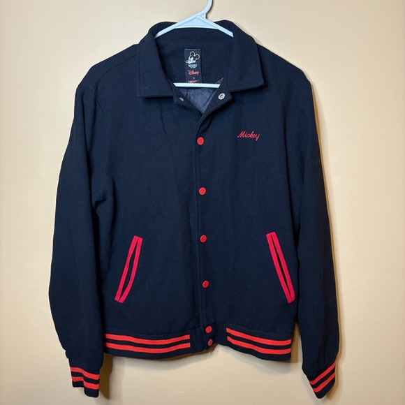 Disney x Forever 21 Mickey Mouse Varsity Jacket Men’s Medium Japanese Moody - Picture 2 of 8